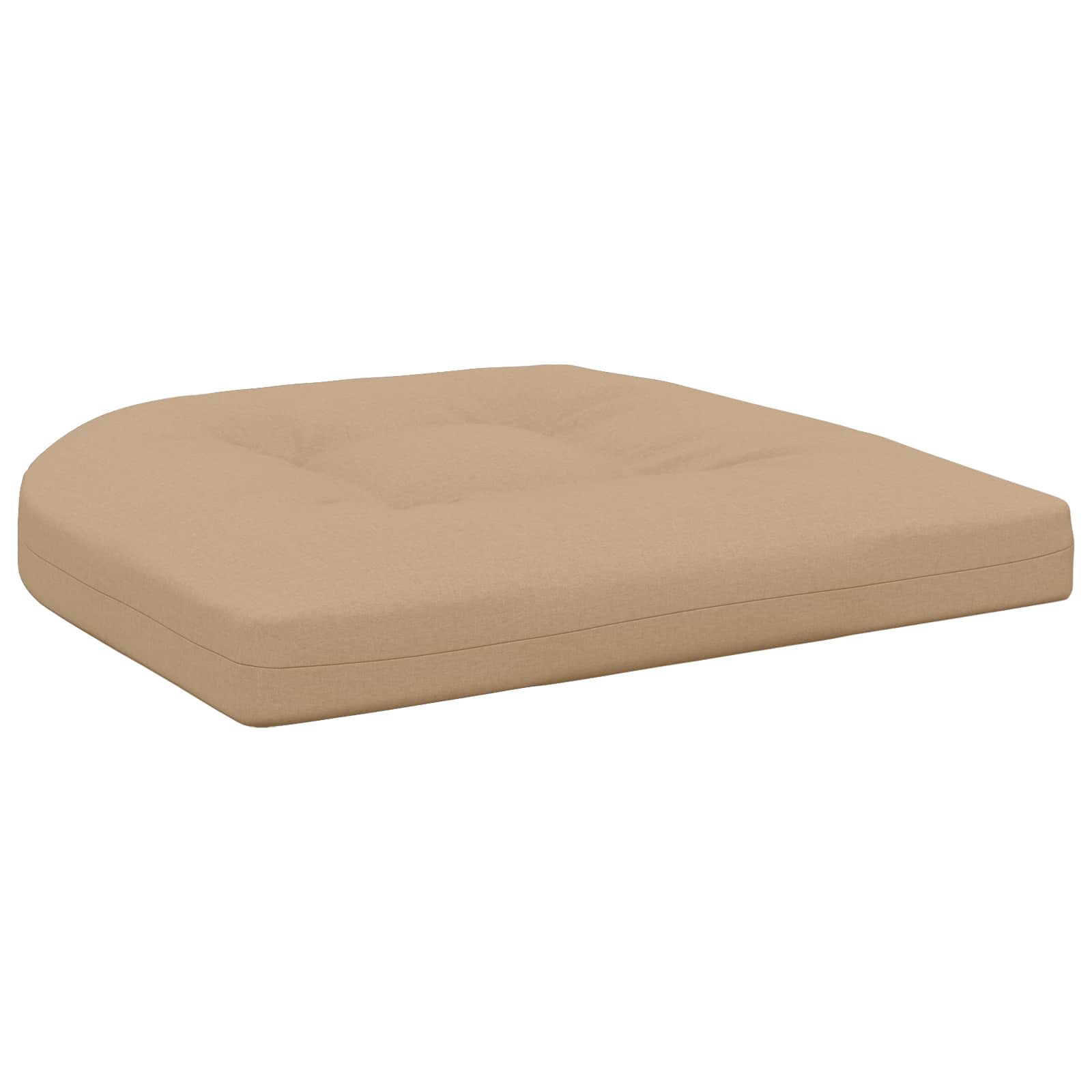 Cuscini per Sedia in 4 Pezzi 4 pz 100% Poliestere Sabbia