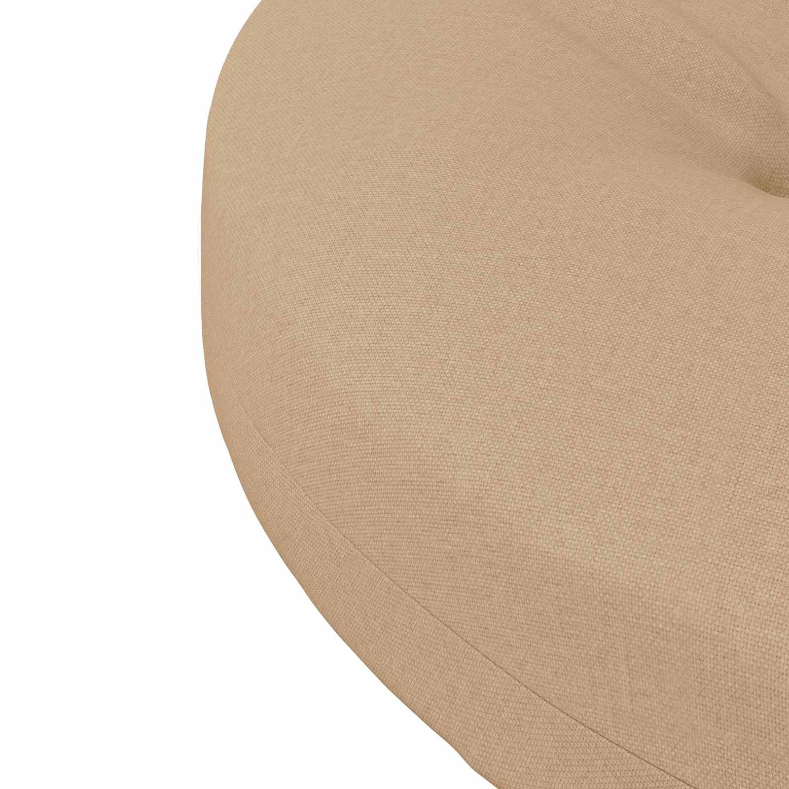 Cuscini per Sedia in 4 Pezzi 4 pz 100% Poliestere Sabbia