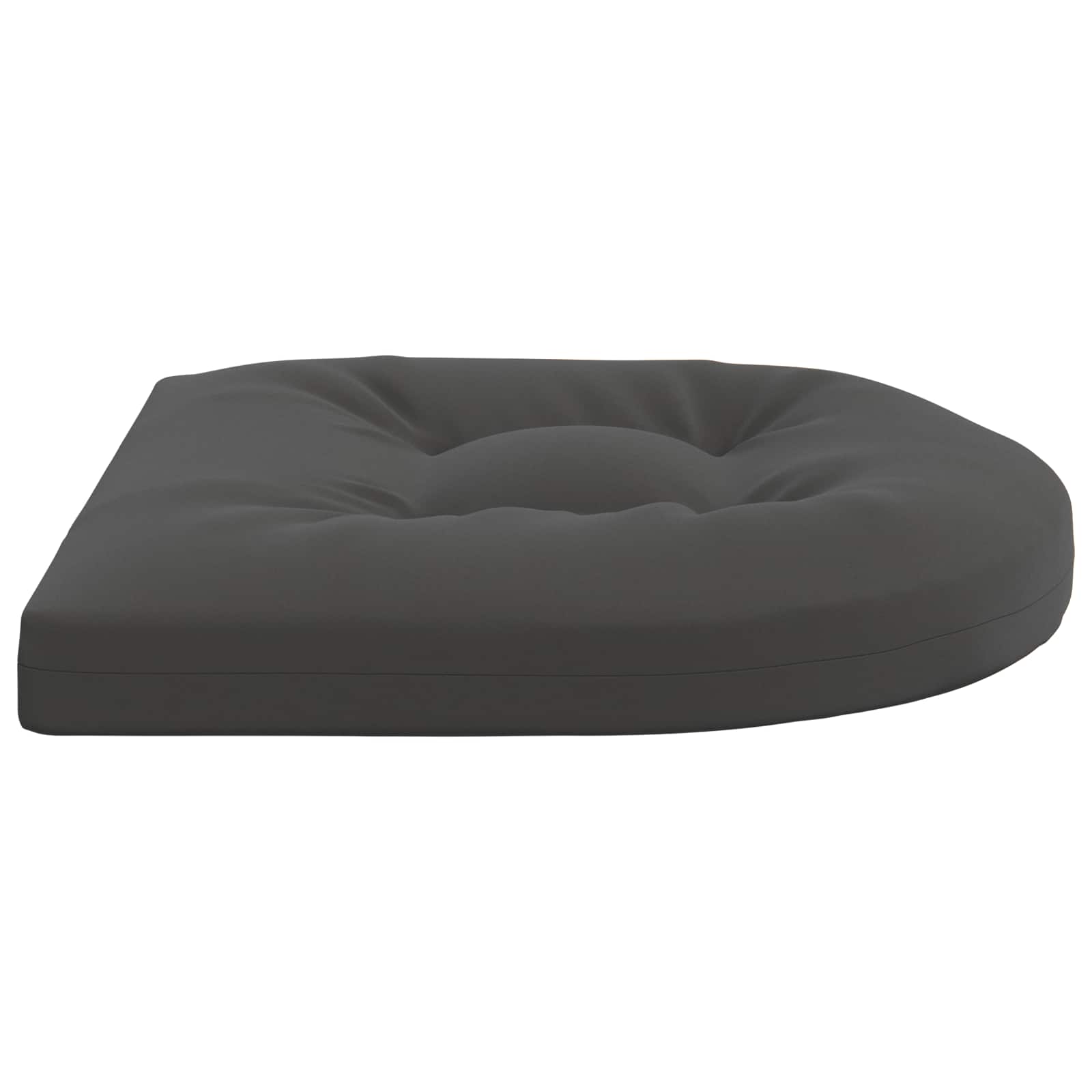 Cuscini per Sedia in 4 Pezzi 4 pz 100% Poliestere Antracite