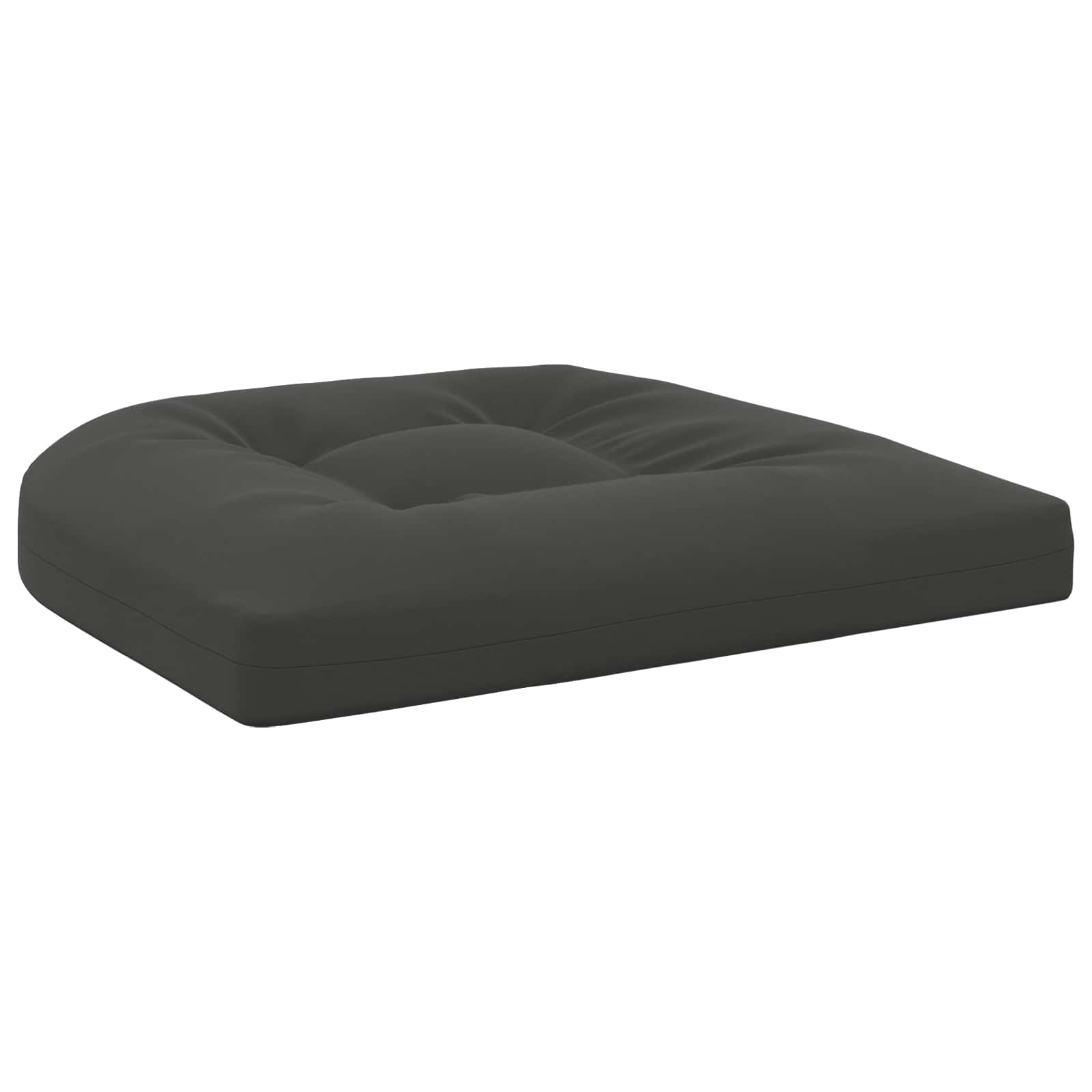 Cuscini per Sedia in 4 Pezzi 4 pz 100% Poliestere Antracite