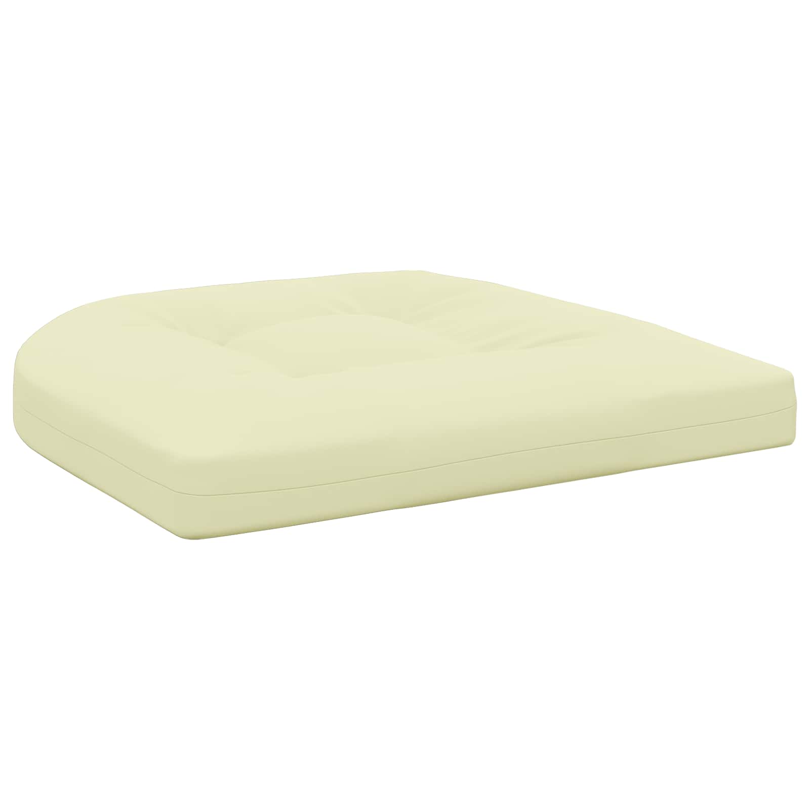 Cuscini per Sedia in 4 Pezzi 4 pz 100% Poliestere Crema