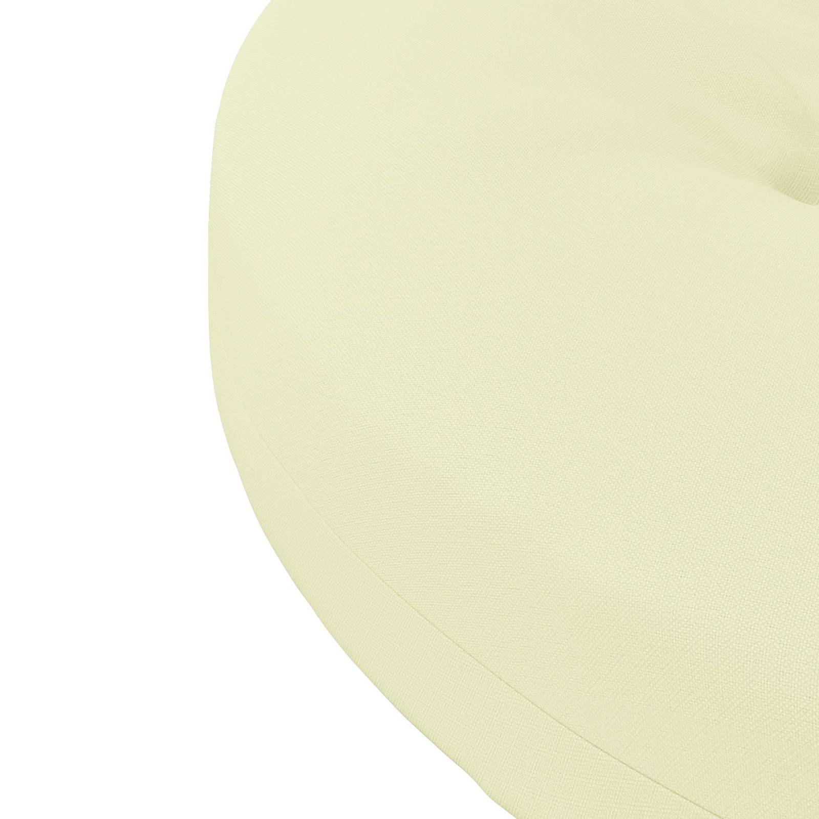 Cuscini per Sedia in 4 Pezzi 4 pz 100% Poliestere Crema