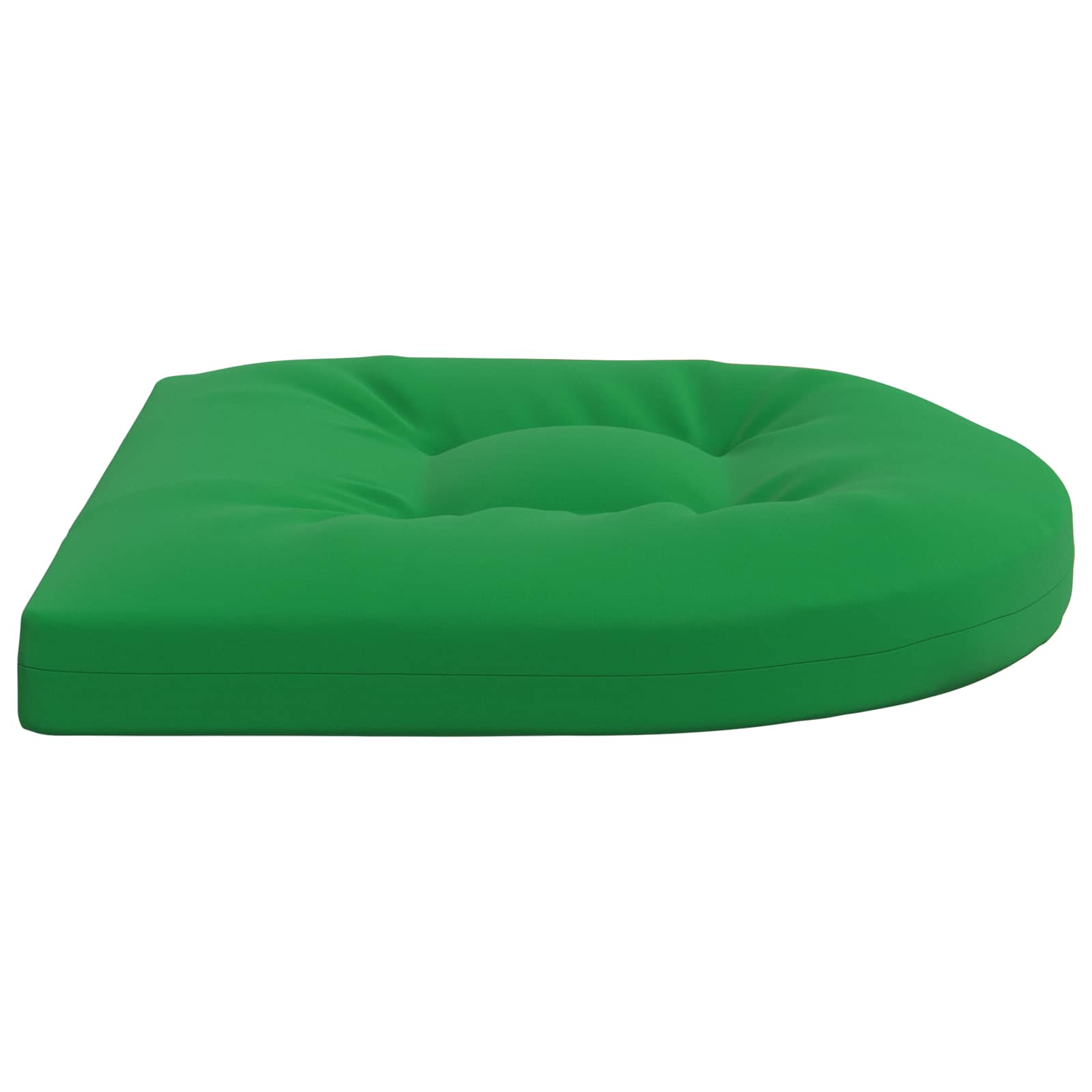 Cuscini per Sedia in 4 Pezzi 4 pz 100% Poliestere Verde