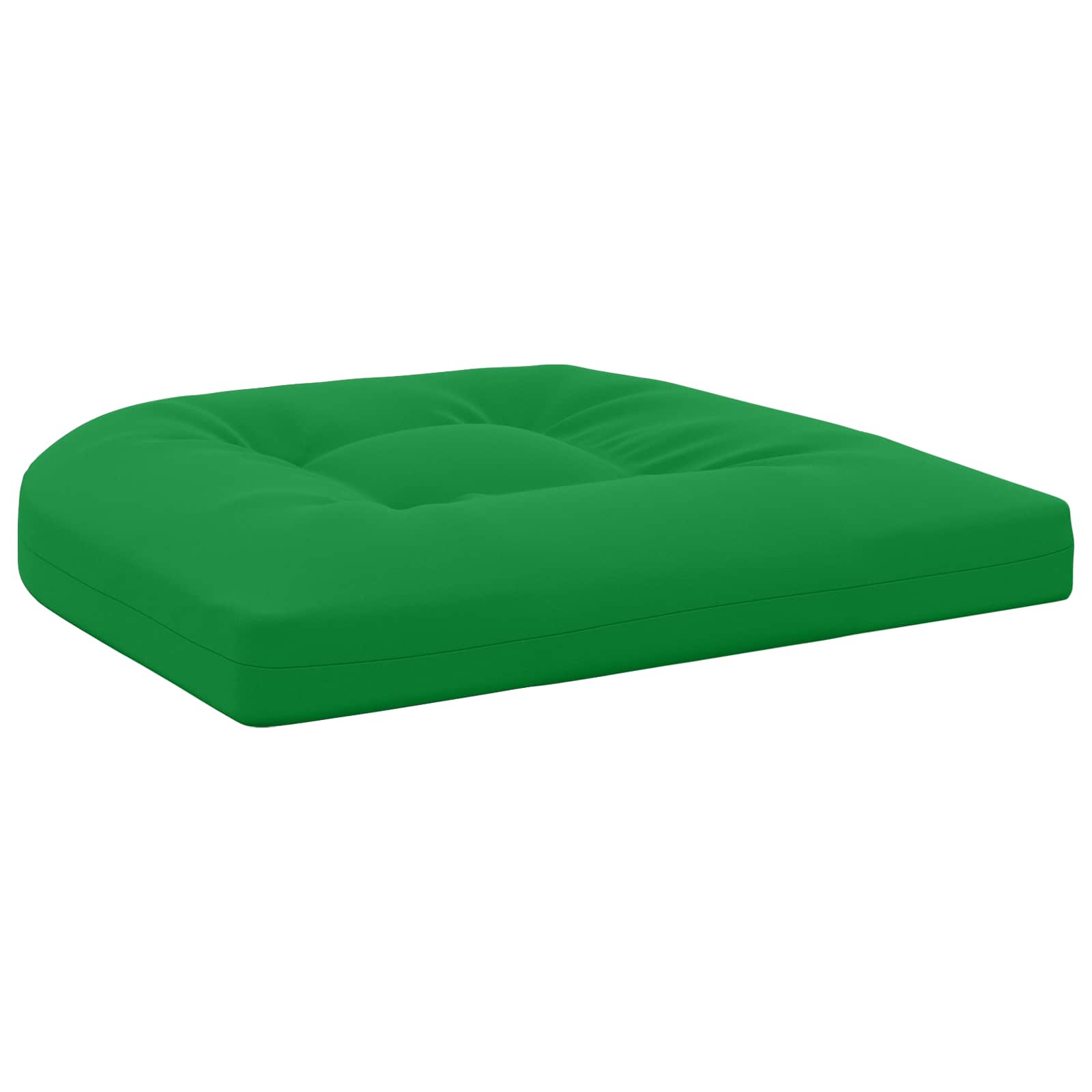 Cuscini per Sedia in 4 Pezzi 4 pz 100% Poliestere Verde