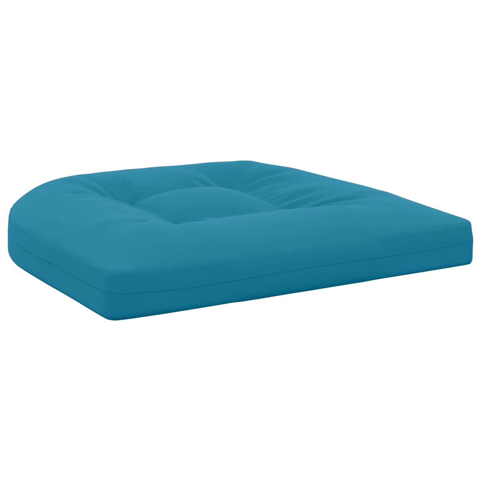 Cuscini per Sedia in 4 Pezzi 4 pz 100% Poliestere Azzurro