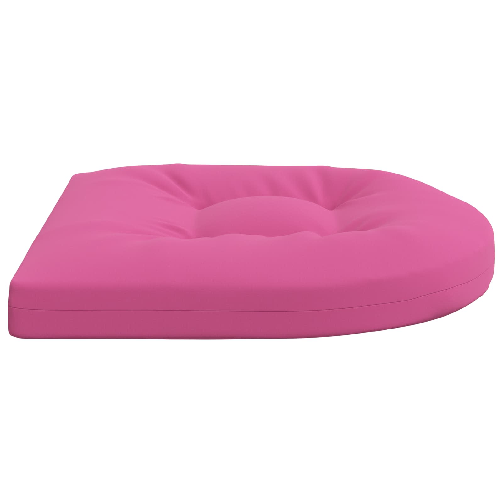 Cuscini per Sedia in 4 Pezzi 4 pz 100% Poliestere Rosa