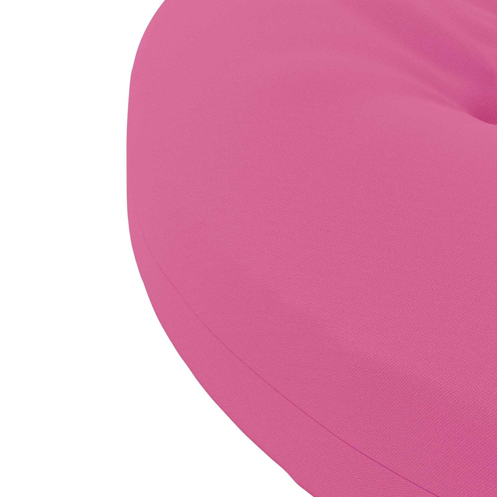 Cuscini per Sedia in 4 Pezzi 4 pz 100% Poliestere Rosa