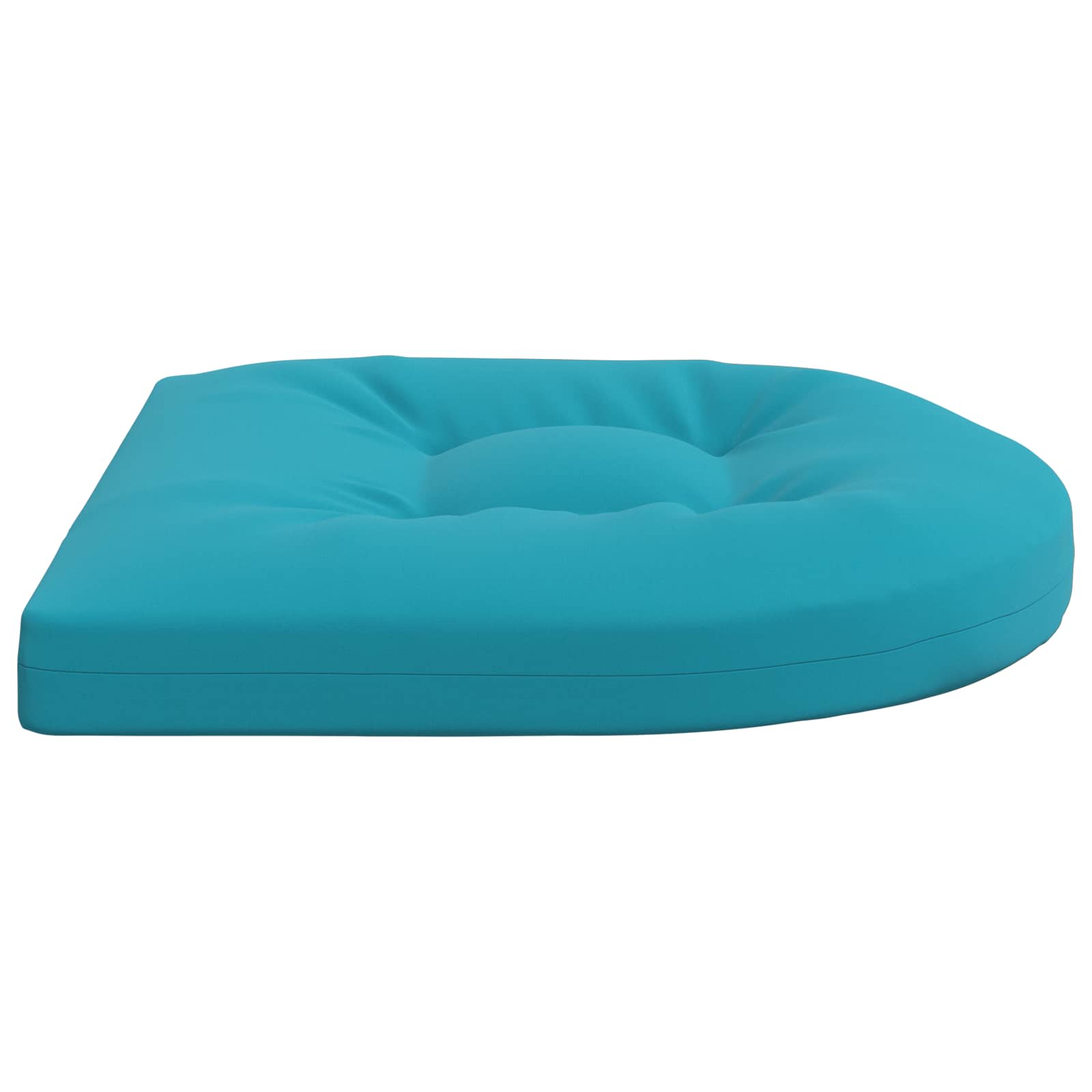 Cuscini per Sedia in 4 Pezzi 4 pz 100% Poliestere Turchese