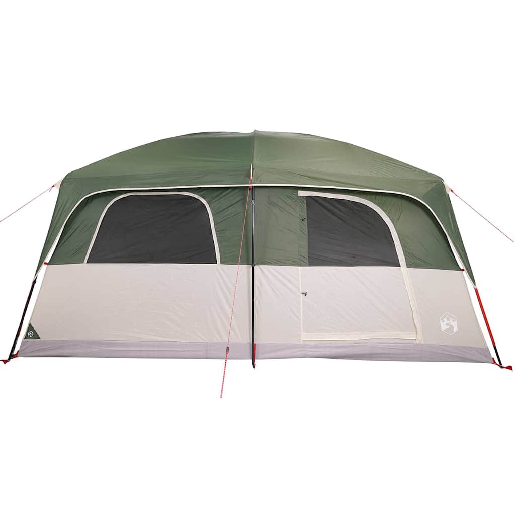 Tenda Familiare Cabina per 8 Persone Verde Impermeabile