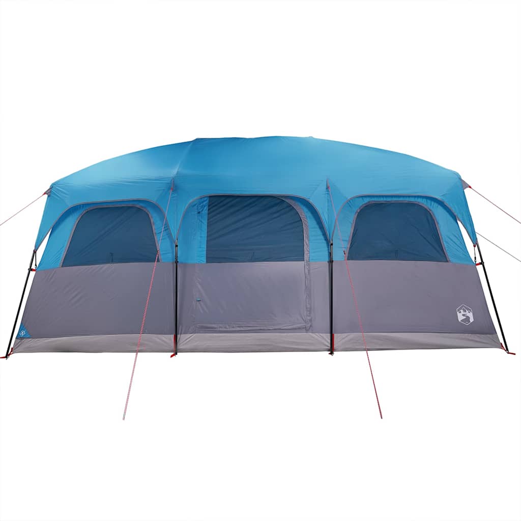 Tenda Familiare Cabina per 10 Persone Blu Impermeabile
