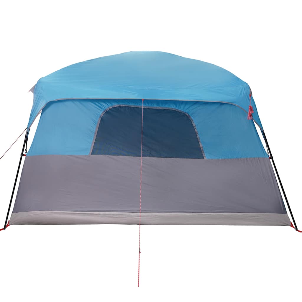 Tenda Familiare Cabina per 10 Persone Blu Impermeabile