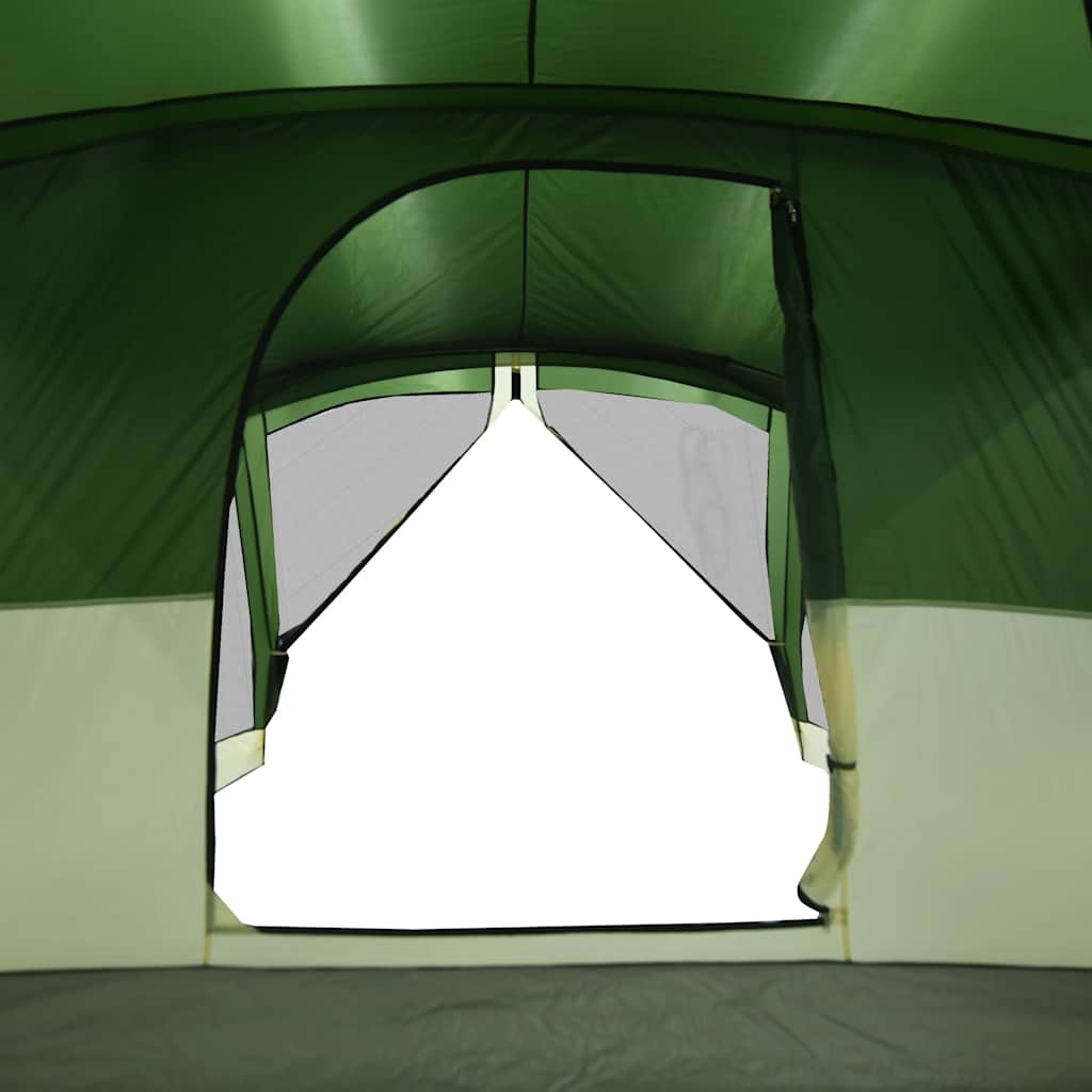 Tenda da Campeggio a Cupola per 6 Persone Verde Impermeabile