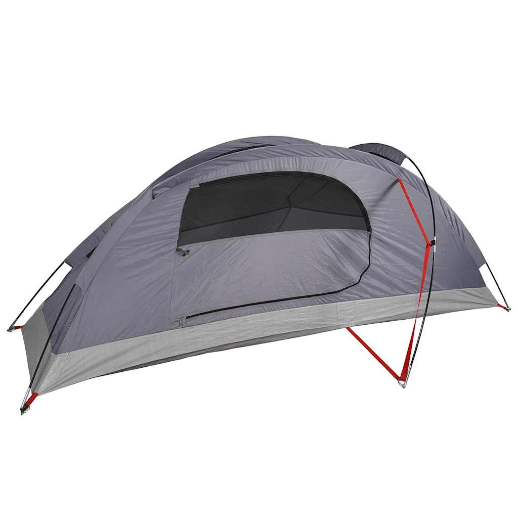 Tenda da Campeggio a Cupola 1 Persona Arancione Impermeabile