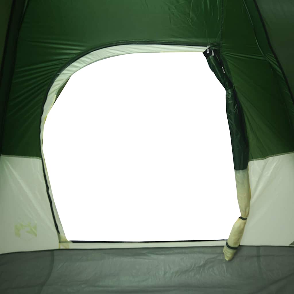 Tenda da Campeggio a Cupola per 9 Persone Verde Impermeabile
