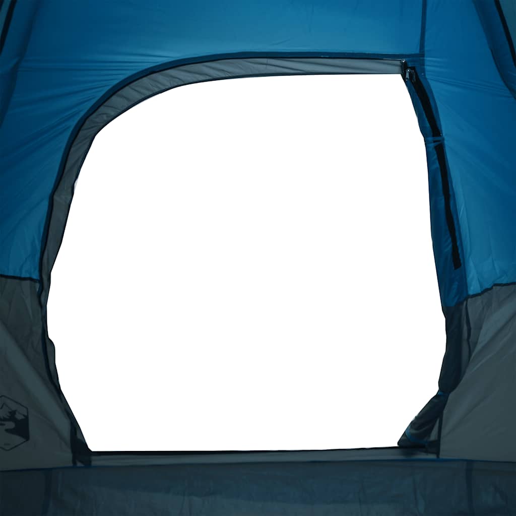 Tenda da Campeggio a Cupola per 9 Persone Blu Impermeabile