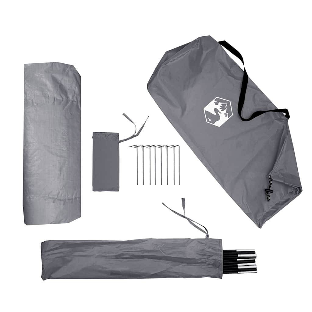 Tenda Portaoggetti Grigio e Arancione Impermeabile