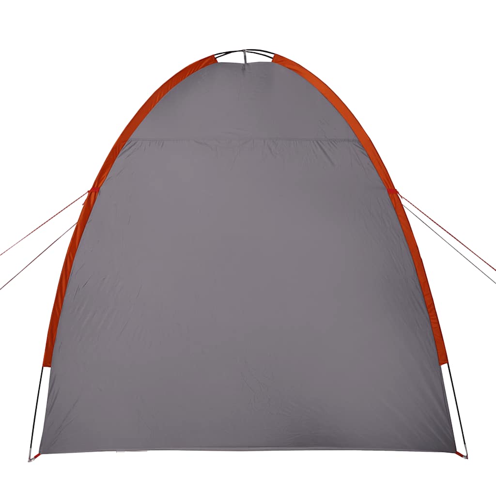 Tenda Portaoggetti Grigio e Arancione Impermeabile