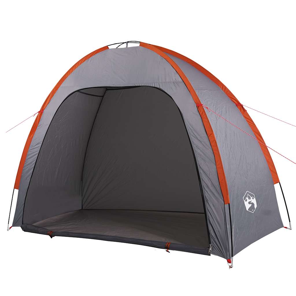 Tenda Portaoggetti Grigio e Arancione Impermeabile