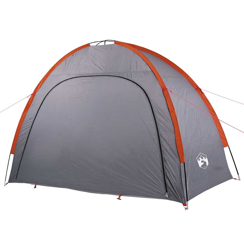 Tenda Portaoggetti Grigio e Arancione Impermeabile