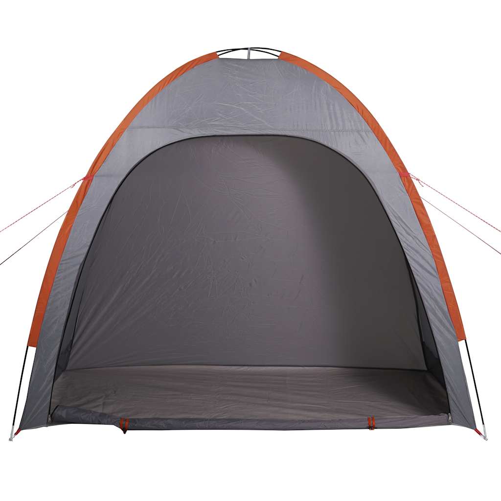 Tenda Portaoggetti Grigio e Arancione Impermeabile