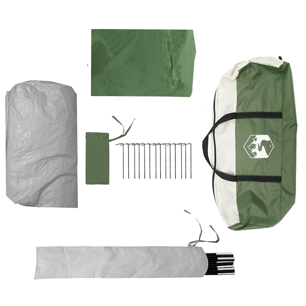 Tenda Familiare Tipi per 8 Persone Verde Impermeabile