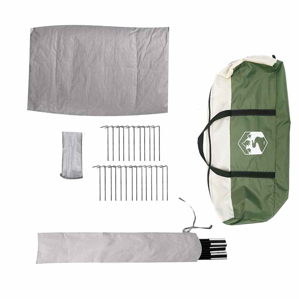 Tenda Familiare Tipi per 6 Persone Verde Impermeabile