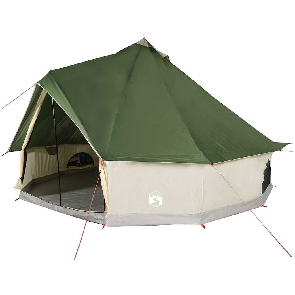 Tenda Familiare Tipi per 6 Persone Verde Impermeabile