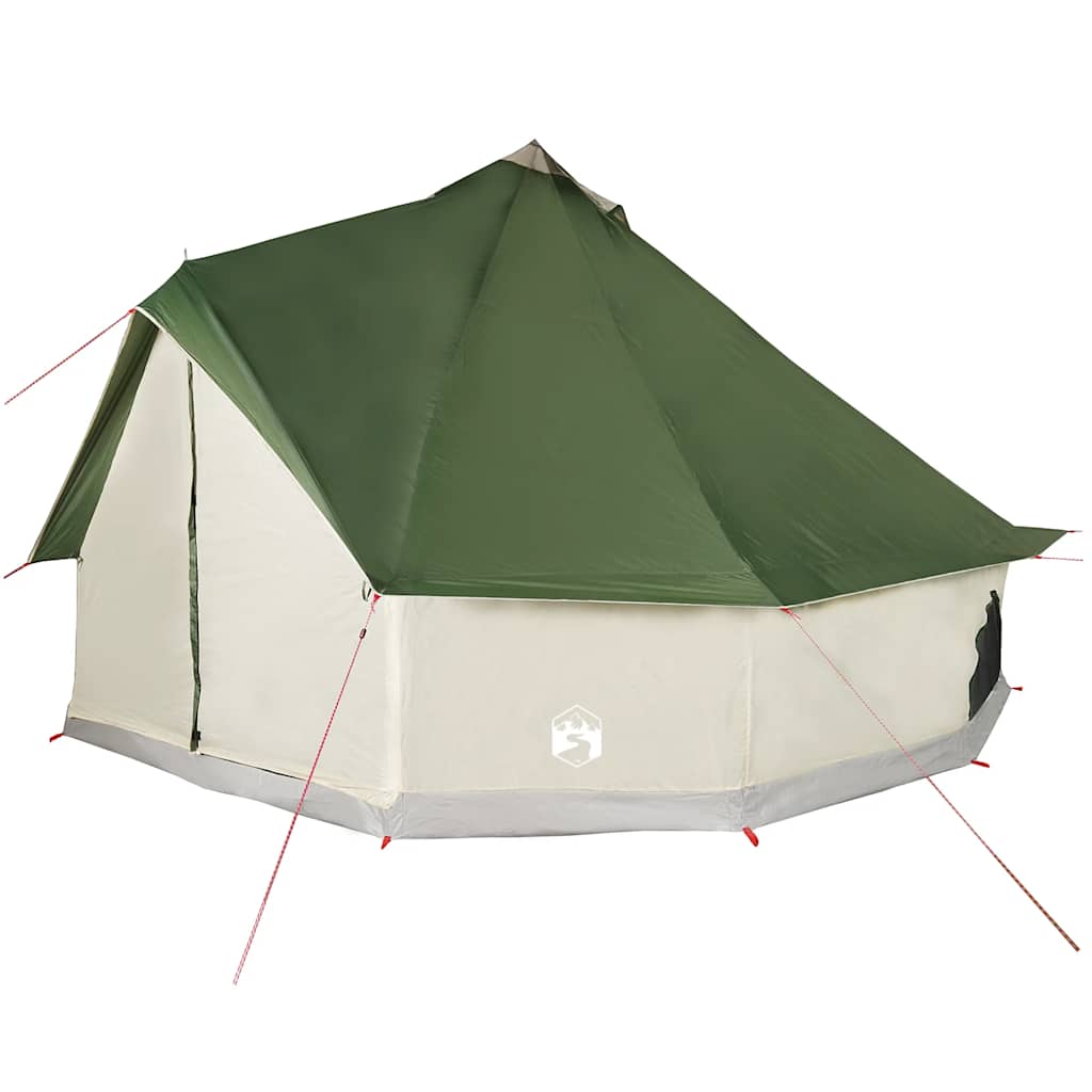 Tenda Familiare Tipi per 6 Persone Verde Impermeabile