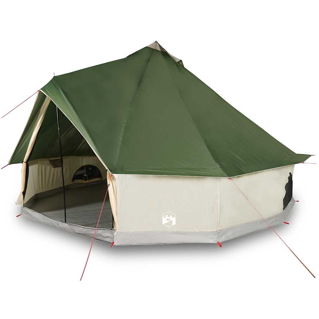 Tenda Familiare Tipi per 6 Persone Verde Impermeabile