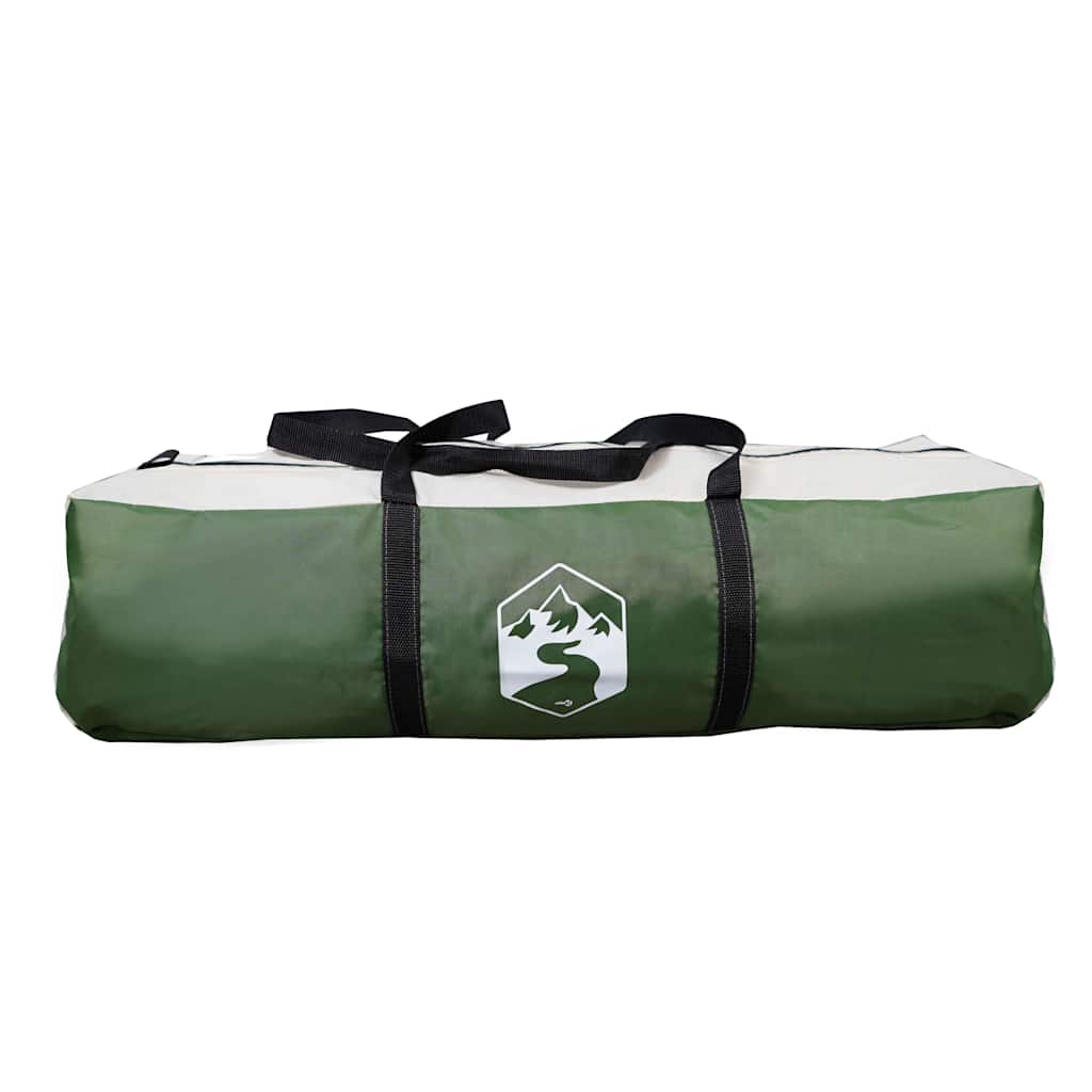 Tenda da Campeggio a Tunnel per 2 Persone Verde Impermeabile