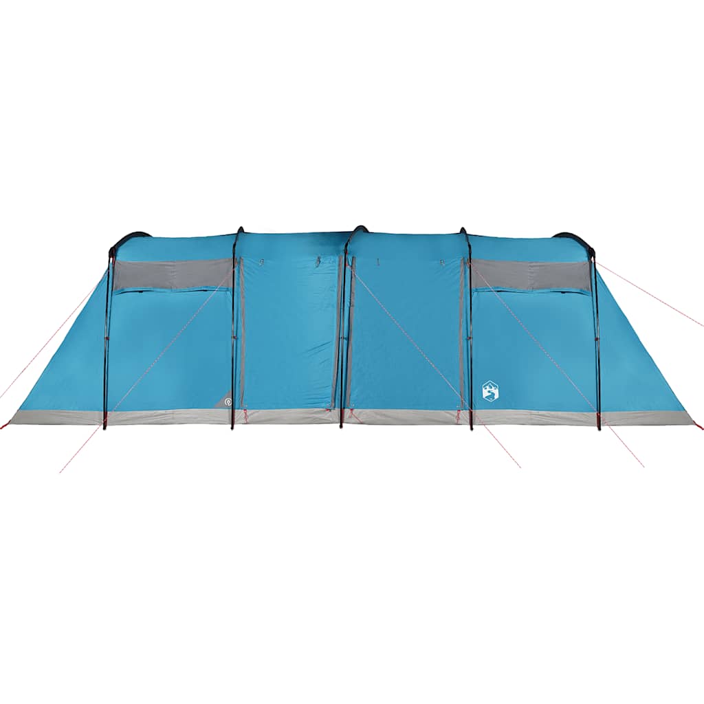 Tenda Familiare a Tunnel per 8 Persone Blu Impermeabile