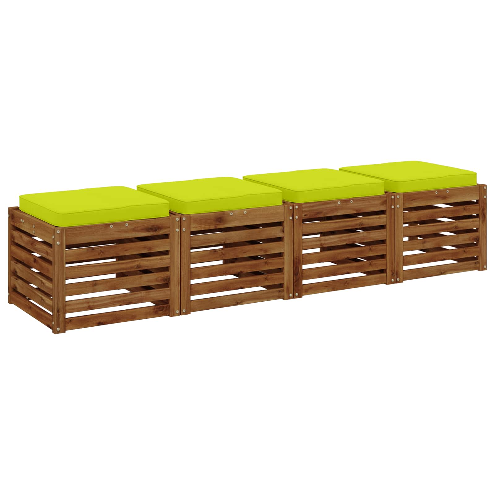 Cuscini per Sedia in 4 Pezzi VUGHT 4 pcs 100% Poliestere