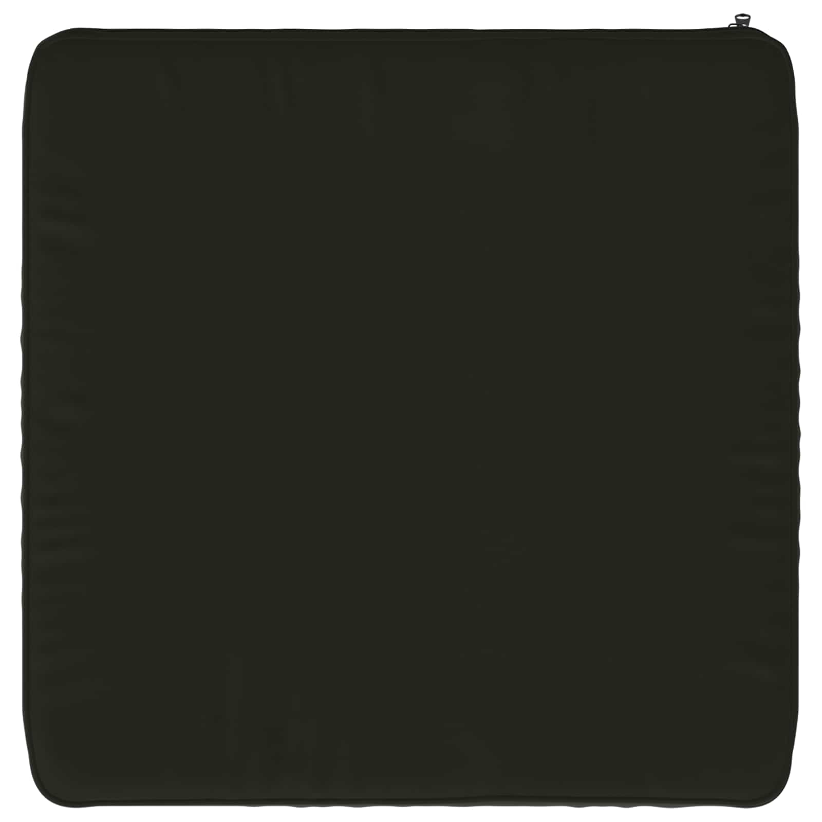 Cuscini per Sedia in 4 Pezzi VUGHT 4 pcs 100% Poliestere Nero