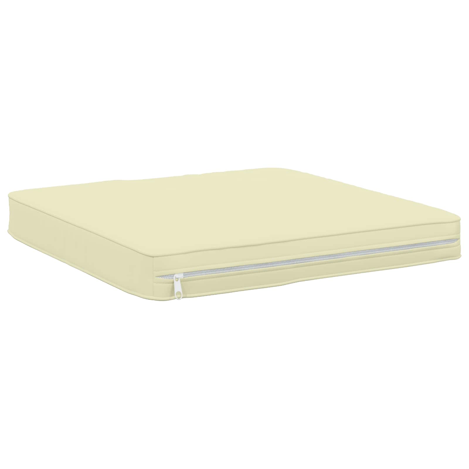 Cuscini per Sedia in 4 Pezzi VUGHT 4 pcs 100% Poliestere Crema