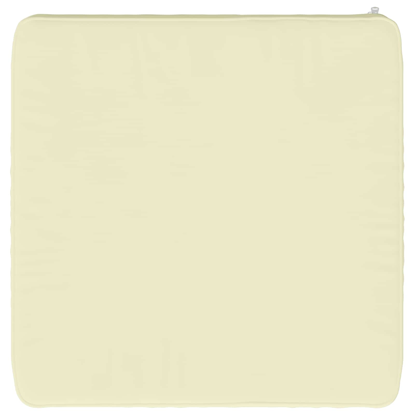 Cuscini per Sedia in 4 Pezzi VUGHT 4 pcs 100% Poliestere Crema