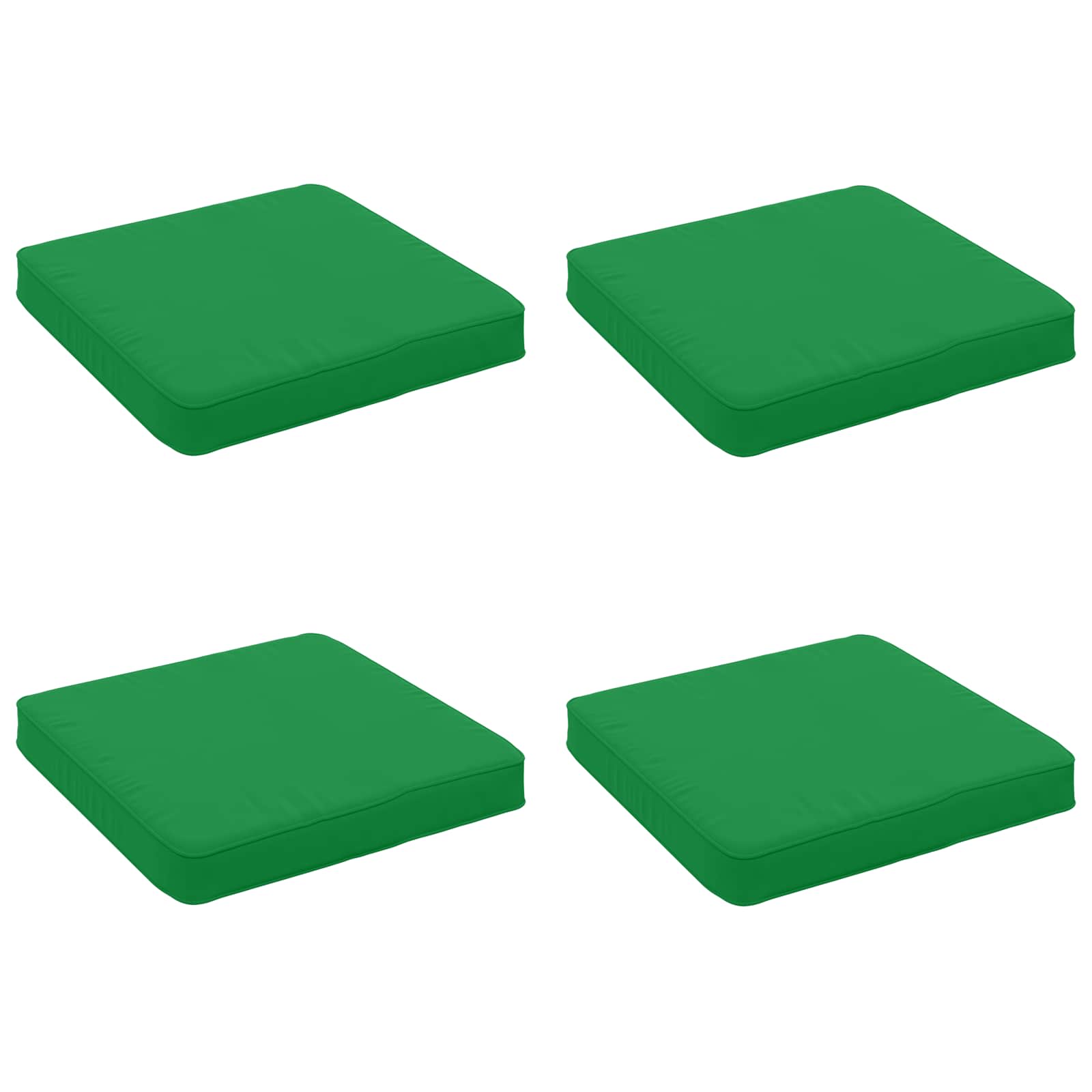Cuscini per Sedia in 4 Pezzi VUGHT 4 pcs 100% Poliestere Verde