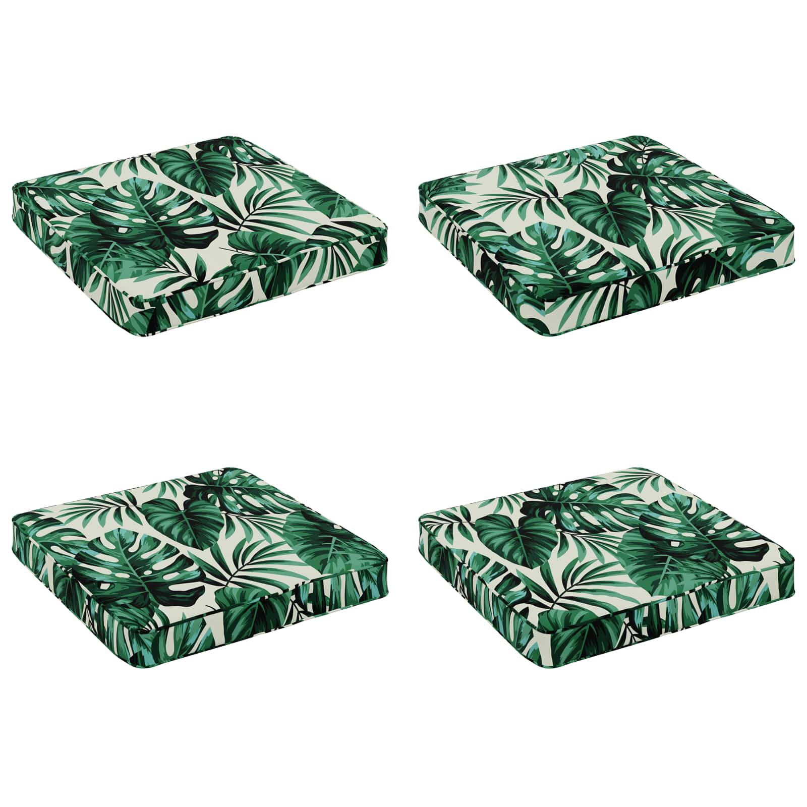 Cuscini per Sedia in 4 Pezzi VUGHT 4 pcs 100% Poliestere