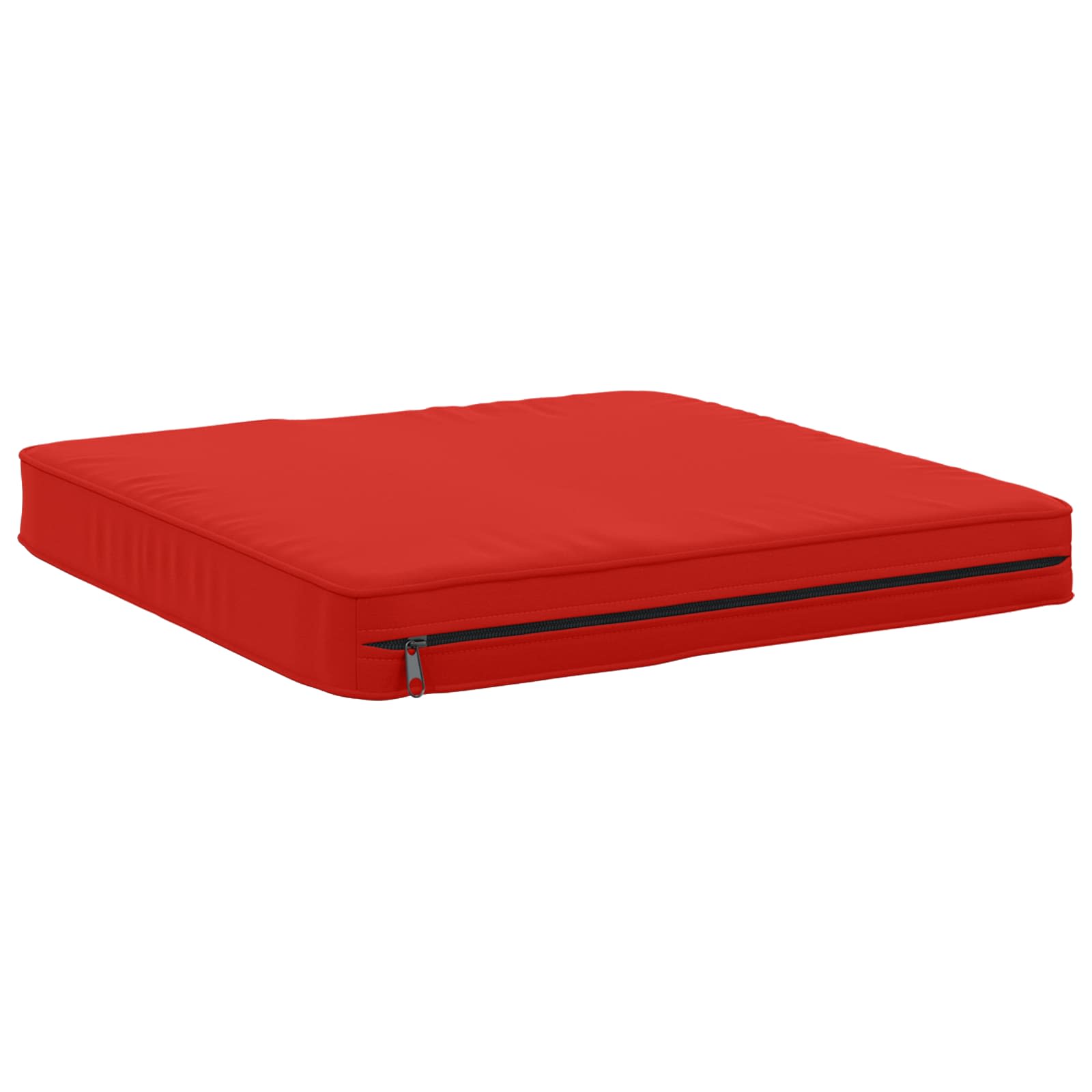 Cuscini per Sedia in 4 Pezzi VUGHT 4 pcs 100% Poliestere Rosso