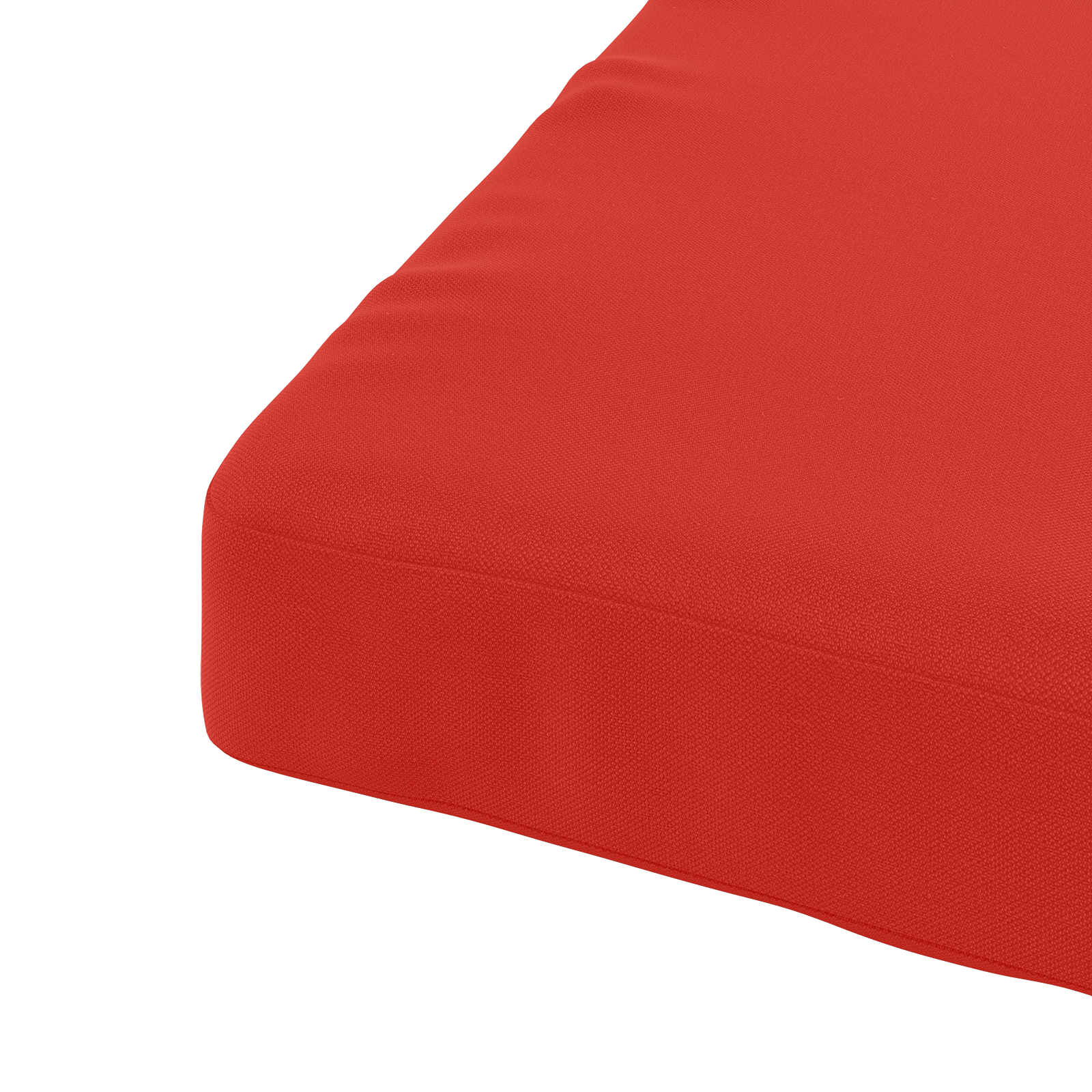 Cuscini per Sedia in 4 Pezzi VUGHT 4 pcs 100% Poliestere Rosso