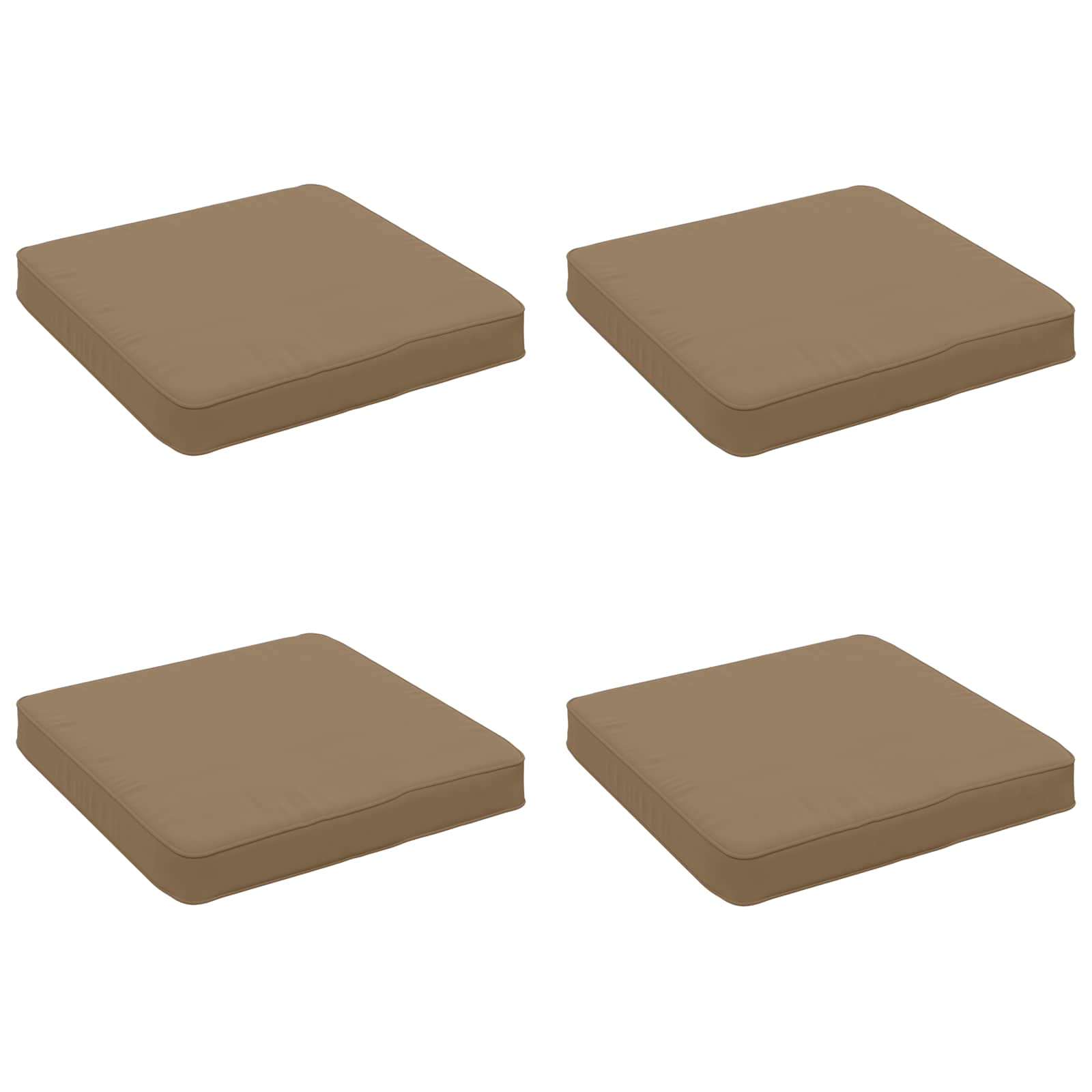 Cuscini per Sedia in 4 Pezzi VUGHT 4 pcs 100% Poliestere