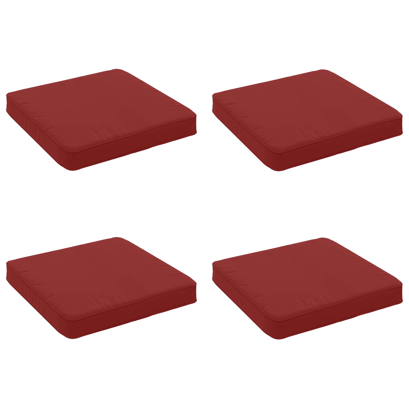 Cuscini per Sedia in 4 Pezzi VUGHT 4 pcs 100% Poliestere