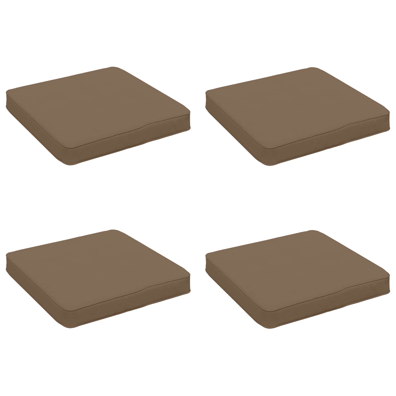 Cuscini per Sedia in 4 Pezzi VUGHT 4 pcs 100% Poliestere