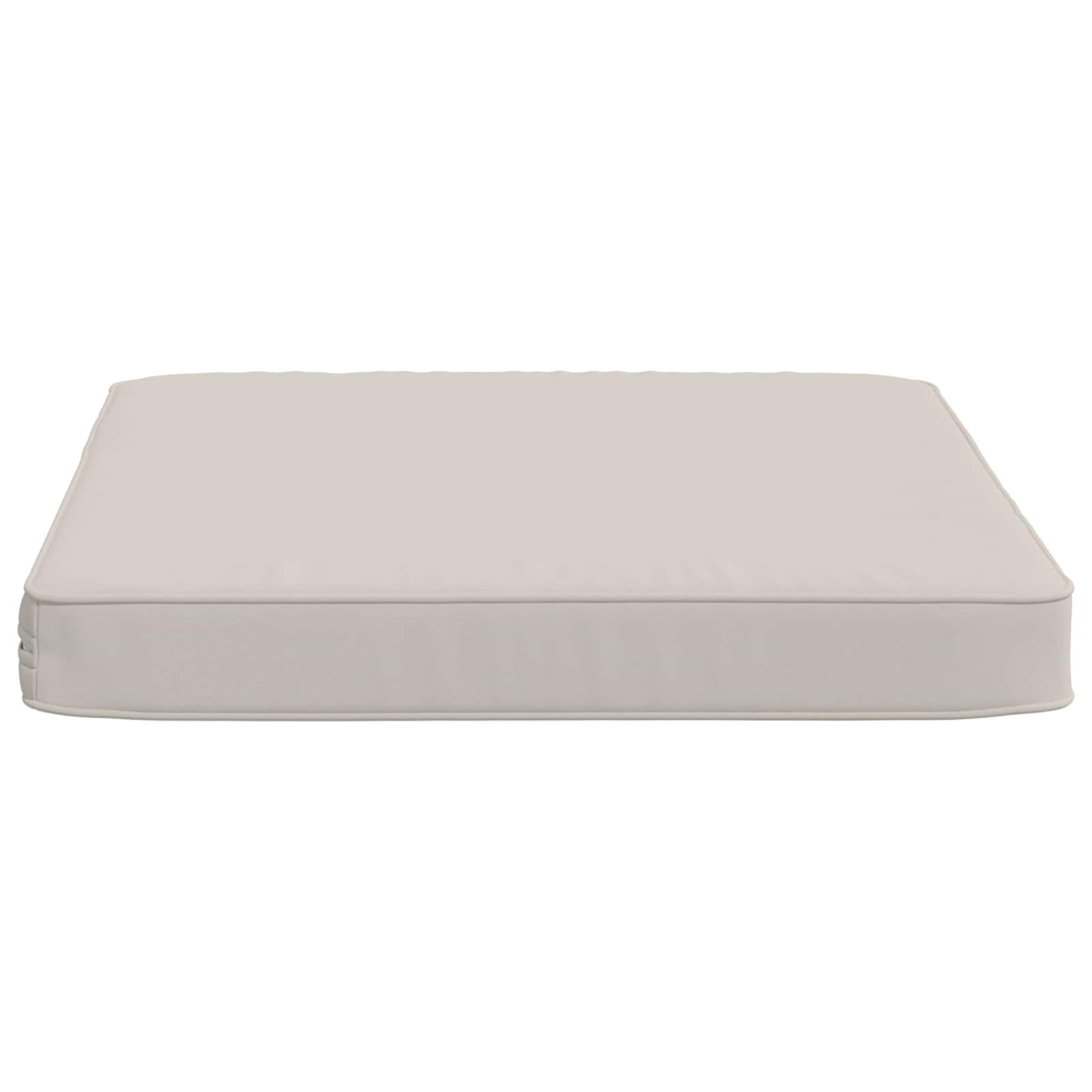 Cuscini per Sedia in 4 Pezzi VUGHT 4 pcs 100% Poliestere Bianco