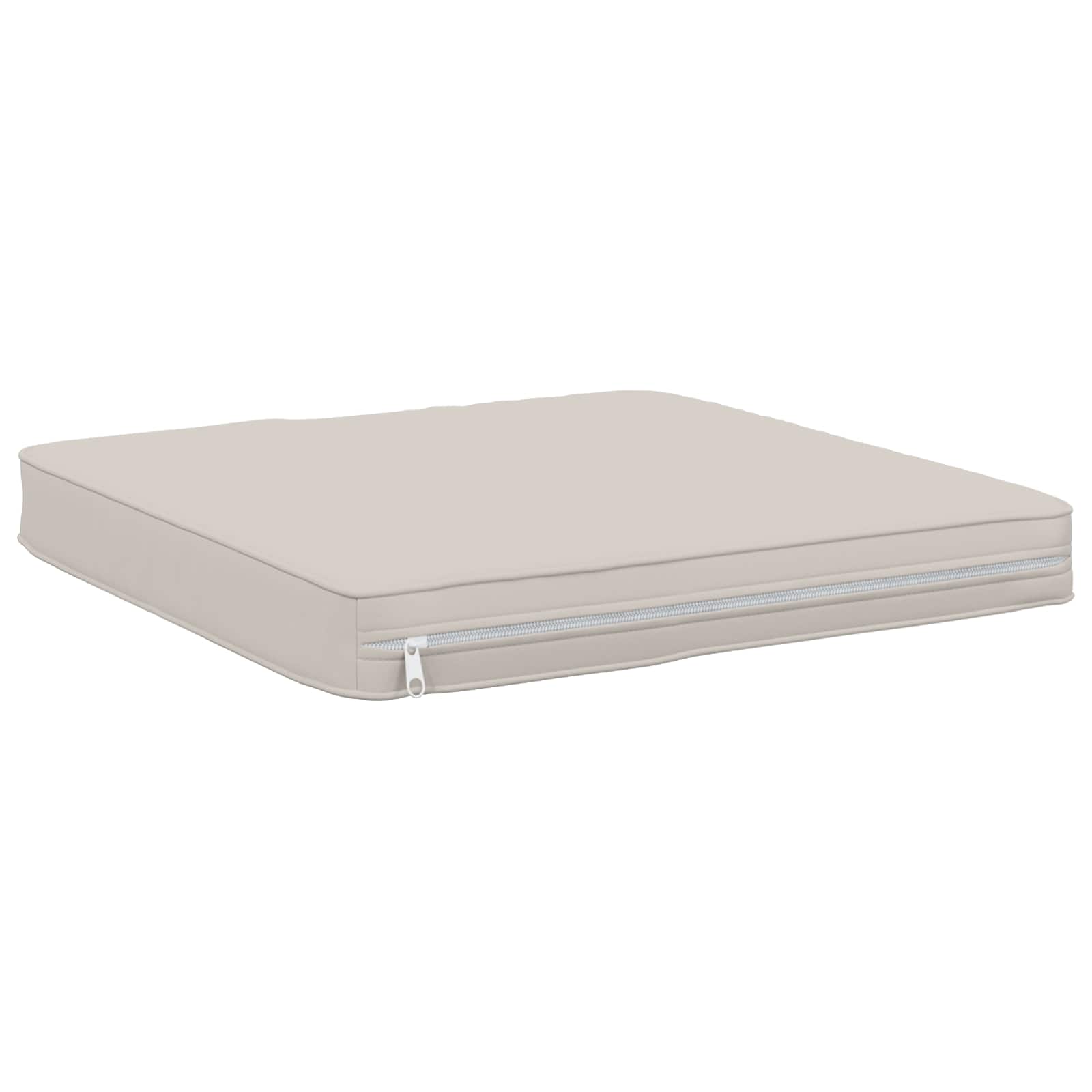 Cuscini per Sedia in 4 Pezzi VUGHT 4 pcs 100% Poliestere Bianco