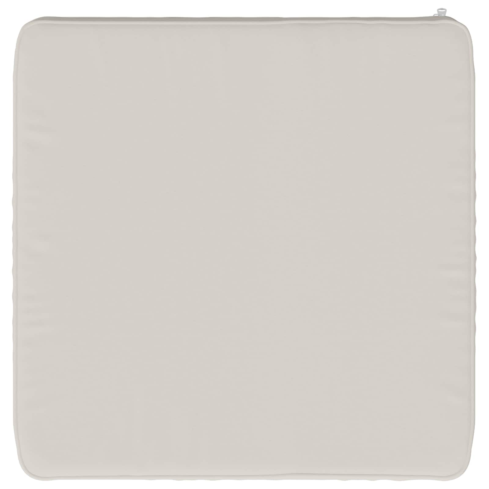 Cuscini per Sedia in 4 Pezzi VUGHT 4 pcs 100% Poliestere Bianco