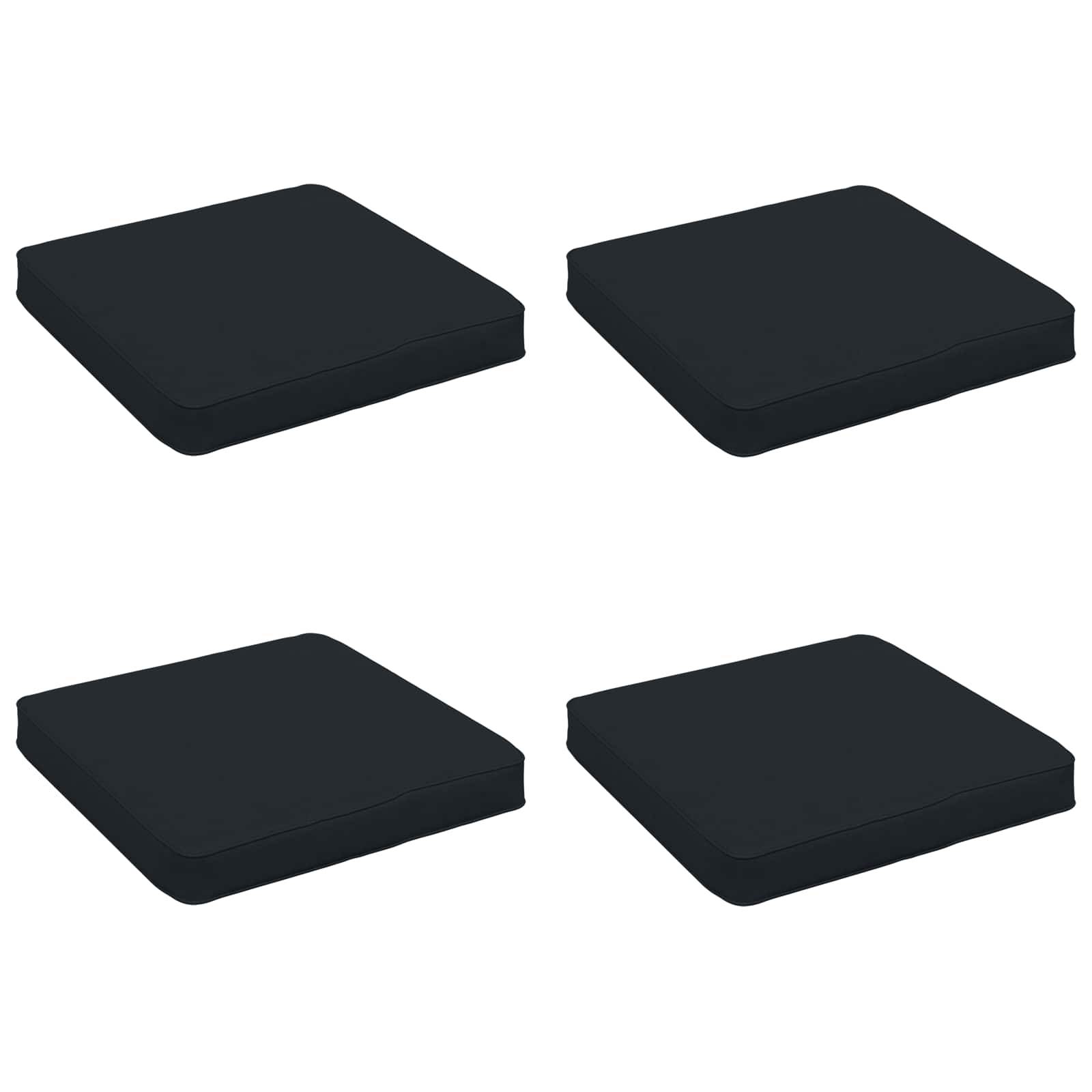 Cuscini per Sedia in 4 Pezzi VUGHT 4 pcs 100% Poliestere
