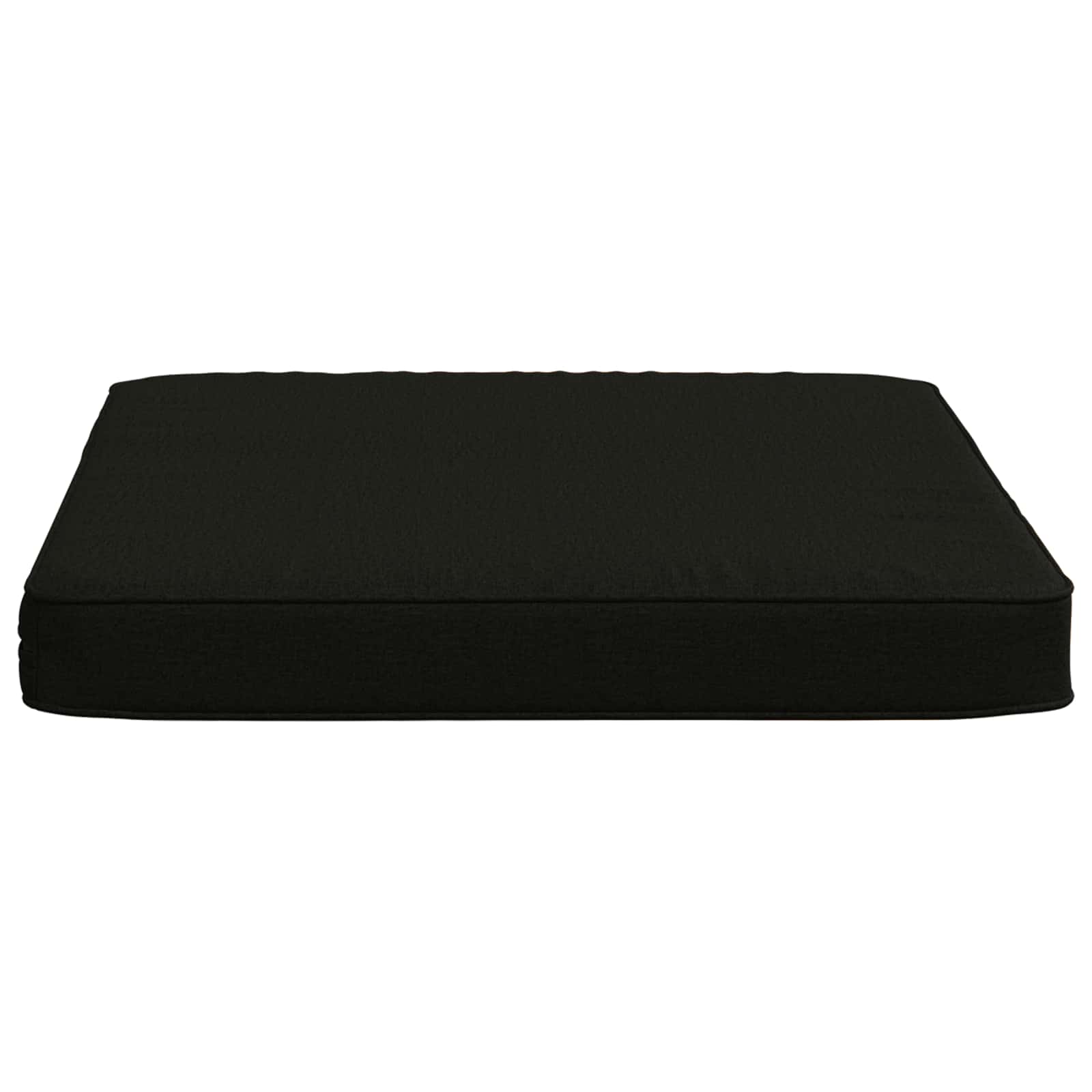 Cuscini per Sedia in 4 Pezzi VUGHT 4 pcs 100% Poliestere Nero