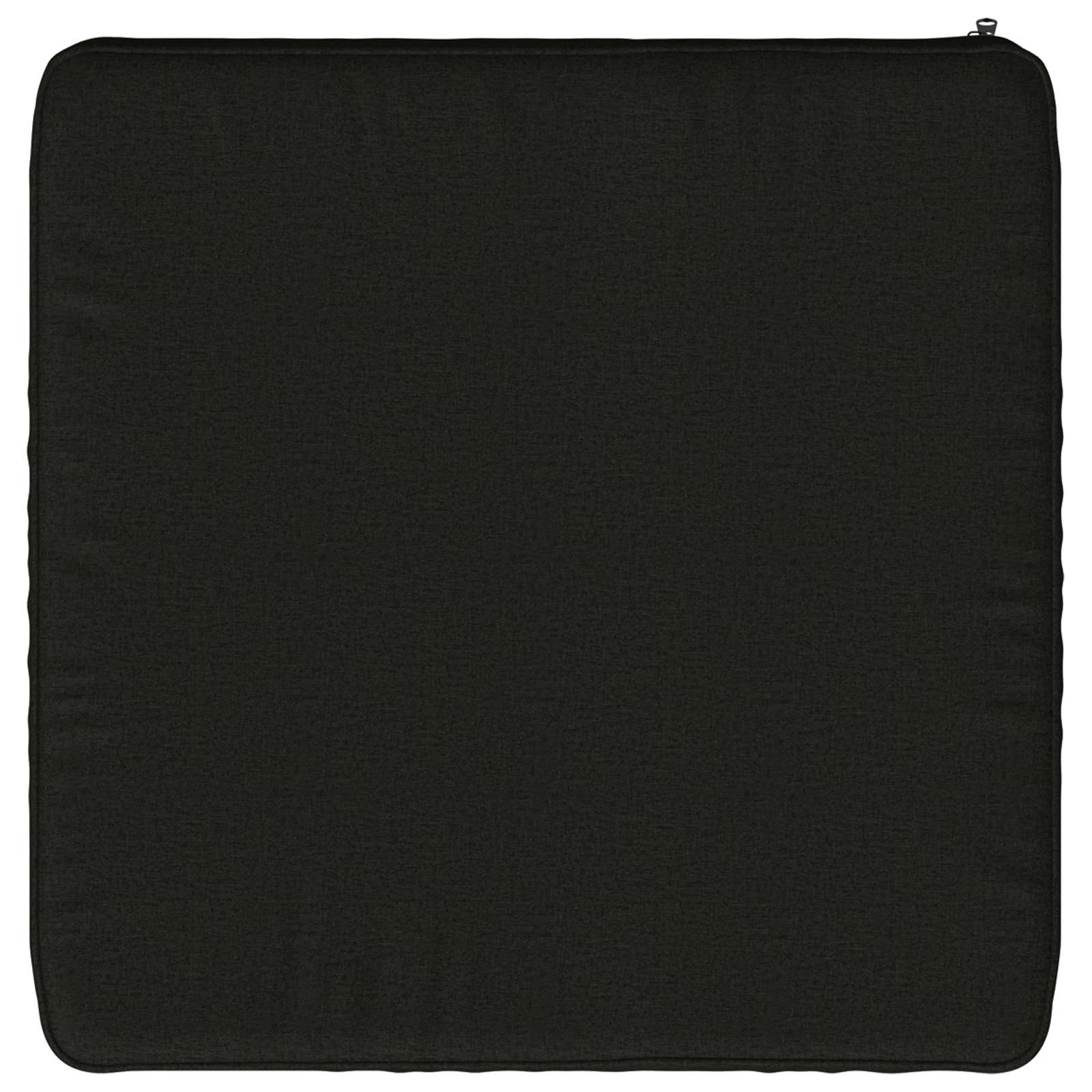 Cuscini per Sedia in 4 Pezzi VUGHT 4 pcs 100% Poliestere Nero