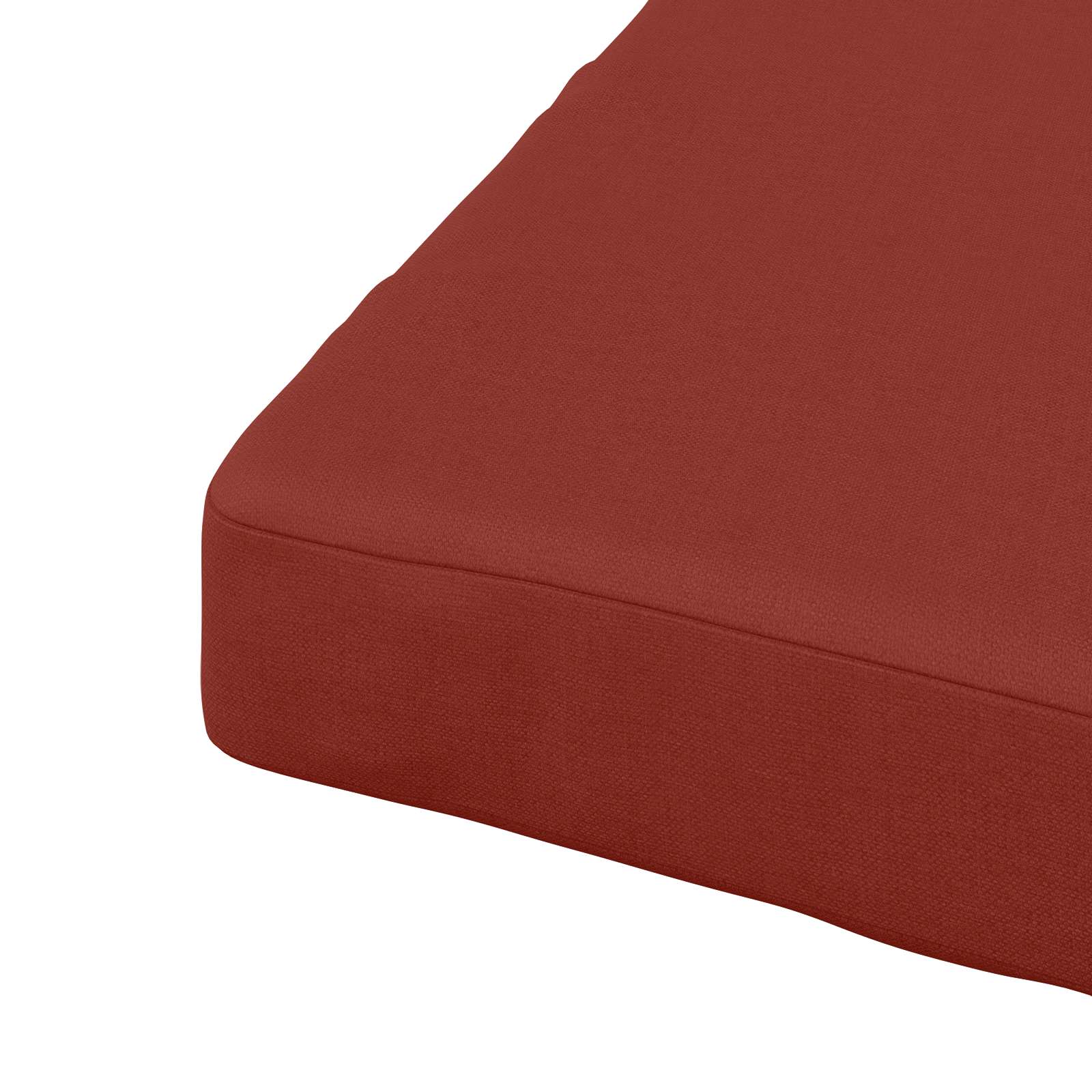 Cuscini per Sedia in 4 Pezzi VUGHT 4 pcs 100% Poliestere Rosso