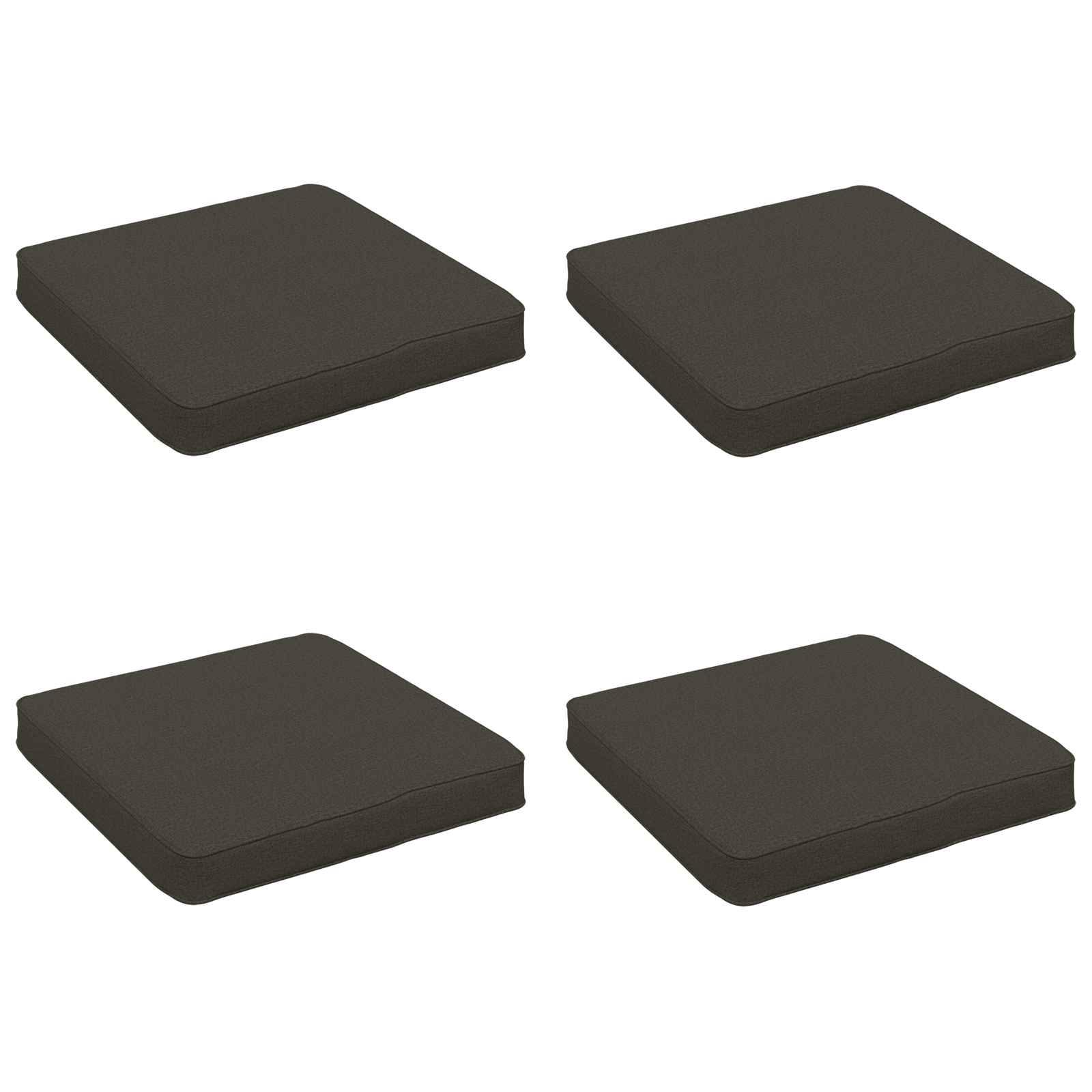 Cuscini per Sedia in 4 Pezzi VUGHT 4 pcs 100% Poliestere